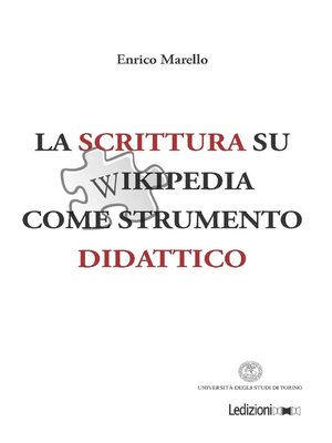 cover image of La scrittura su Wikipedia come strumento didattico